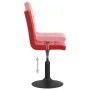 Sillas de comedor giratorias 4 uds terciopelo rojo vino tinto de , Sillas de comedor - Ref: Foro24-3089295, Precio: 210,27 €,...