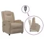Sillón elevable cuero sintético color capuchino de , Sillones - Ref: Foro24-3124574, Precio: 347,79 €, Descuento: %