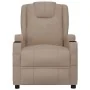 Sillón elevable cuero sintético color capuchino de , Sillones - Ref: Foro24-3124574, Precio: 347,79 €, Descuento: %
