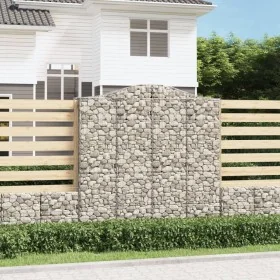Cestas de gaviones 7 uds forma de arco hierro 200x50x200/220 cm de , Maceteros y jardineras - Ref: Foro24-3145750, Precio: 98...