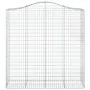 Cestas de gaviones 7 uds forma de arco hierro 200x50x200/220 cm de , Maceteros y jardineras - Ref: Foro24-3145750, Precio: 98...