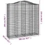 Cestas de gaviones 7 uds forma de arco hierro 200x50x200/220 cm de , Maceteros y jardineras - Ref: Foro24-3145750, Precio: 98...