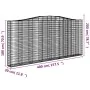 Cestas de gaviones 6 uds forma de arco hierro 400x30x180/200 cm by , Pots and planters - Ref: Foro24-3145882, Price: 1,00 €, ...