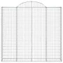 Cestas de gaviones 7 uds forma de arco hierro 200x30x180/200 cm by , Pots and planters - Ref: Foro24-3146199, Price: 824,07 €...