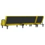Sofá cama en forma de L terciopelo amarillo 260x140x70 cm by , Sofas - Ref: Foro24-3157246, Price: 403,33 €, Discount: %