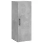 Aparador de madera contrachapada gris hormigón 34,5x34x180 cm by , Sideboards - Ref: Foro24-3198877, Price: 118,63 €, Discoun...