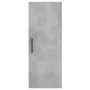 Aparador de madera contrachapada gris hormigón 34,5x34x180 cm by , Sideboards - Ref: Foro24-3198877, Price: 118,63 €, Discoun...