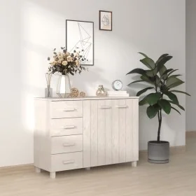 Aparador HAMAR madera maciza de pino blanco 113x40x80 cm de , Aparadores - Ref: Foro24-340445, Precio: 155,45 €, Descuento: %
