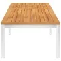 Tumbona con cojín madera maciza de acacia y acero inoxidable von , Liegen - Ref: Foro24-3061462, Preis: 240,67 €, Rabatt: %