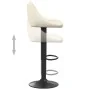 Taburete de cocina de terciopelo crema de , Taburetes de cocina - Ref: Foro24-335337, Precio: 70,57 €, Descuento: %