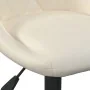 Taburete de cocina de terciopelo crema de , Taburetes de cocina - Ref: Foro24-335337, Precio: 70,57 €, Descuento: %