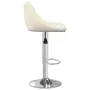 Taburete de cocina de terciopelo crema de , Taburetes de cocina - Ref: Foro24-335293, Precio: 90,59 €, Descuento: %