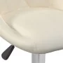 Taburete de cocina de terciopelo crema de , Taburetes de cocina - Ref: Foro24-335293, Precio: 90,59 €, Descuento: %