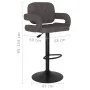 Taburetes de cocina 2 unidades tela gris taupé von , Küchenhocker - Ref: Foro24-335626, Preis: 169,99 €, Rabatt: %
