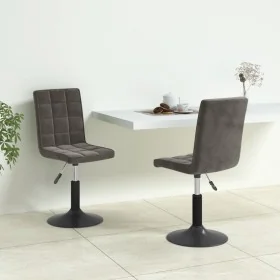 Sillas de comedor giratorias 2 unidades terciopelo gris oscuro by , dining chairs - Ref: Foro24-335742, Price: 131,43 €, Disc...