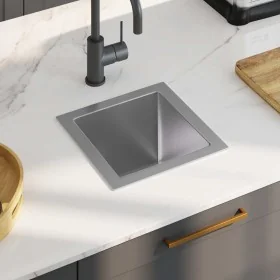 Fregadero de cocina hecho a mano acero inoxidable by , Sinks - Ref: Foro24-51498, Price: 87,40 €, Discount: %