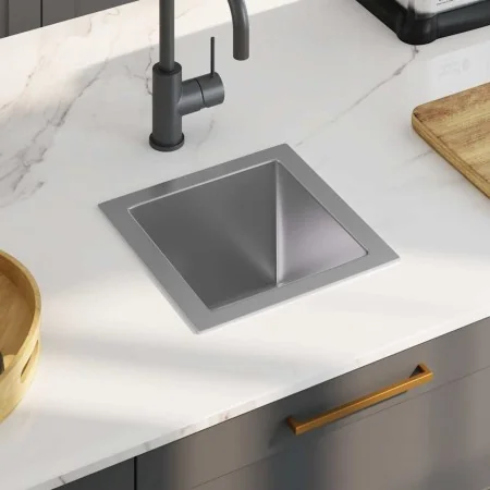 Fregadero de cocina hecho a mano acero inoxidable by , Sinks - Ref: Foro24-51498, Price: 87,40 €, Discount: %