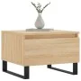 Mesa de centro madera de ingeniería roble Sonoma 50x46x35 cm de , Mesas de centro - Ref: Foro24-830882, Precio: 47,86 €, Desc...