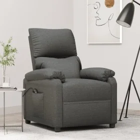 Sillón elevable tela gris oscuro de , Sillones - Ref: Foro24-3109593, Precio: 310,51 €, Descuento: %