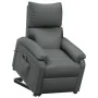Sillón elevable tela gris oscuro de , Sillones - Ref: Foro24-3109593, Precio: 310,51 €, Descuento: %