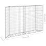 Arriate de gaviones de trapecio acero galvanizado 150x20x100 cm by , Pots and planters - Ref: Foro24-145654, Price: 62,36 €, ...