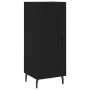 Aparador de madera contrachapada negro 34,5x34x90 cm de , Aparadores - Ref: Foro24-830461, Precio: 69,43 €, Descuento: %