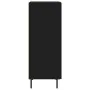 Aparador de madera contrachapada negro 34,5x34x90 cm de , Aparadores - Ref: Foro24-830461, Precio: 69,43 €, Descuento: %