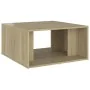 Mesas de centro 4 pzas contrachapada roble Sonoma 33x33x33 cm de , Mesas de centro - Ref: Foro24-806816, Precio: 50,42 €, Des...
