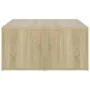 Mesas de centro 4 pzas contrachapada roble Sonoma 33x33x33 cm de , Mesas de centro - Ref: Foro24-806816, Precio: 50,42 €, Des...