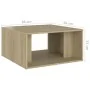 Mesas de centro 4 pzas contrachapada roble Sonoma 33x33x33 cm de , Mesas de centro - Ref: Foro24-806816, Precio: 50,42 €, Des...