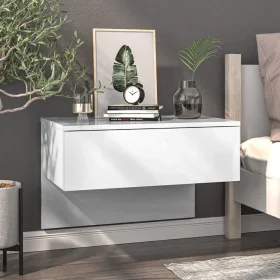 Mesita de noche de pared blanco brillante by , Nightstands - Ref: Foro24-810947, Price: 50,22 €, Discount: %