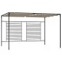 Cenador con techo retráctil gris taupe 3x4x2,3 m 180 g/m² de , Carpas y cenadores - Ref: Foro24-313624, Precio: 302,46 €, Des...