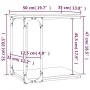 Mesa auxiliar madera contrachapada gris Sonoma 50x35x52 cm by , Side tables - Ref: Foro24-825815, Price: 31,22 €, Discount: %