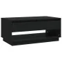 Mesa de centro madera contrachapada negro 102,5x55x44 cm de , Mesas de centro - Ref: Foro24-809504, Precio: 96,20 €, Descuent...