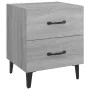Mesita de noche gris sonoma 40x35x47,5 cm de , Mesitas de noche - Ref: Foro24-817293, Precio: 50,60 €, Descuento: %