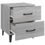 Mesita de noche gris sonoma 40x35x47,5 cm de , Mesitas de noche - Ref: Foro24-817293, Precio: 50,60 €, Descuento: %