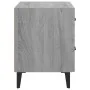 Mesita de noche gris sonoma 40x35x47,5 cm de , Mesitas de noche - Ref: Foro24-817293, Precio: 50,60 €, Descuento: %