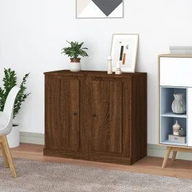 Aparadores 2 uds madera color marrón roble 37,5x35,5x67,5 cm de , Aparadores - Ref: Foro24-816215, Precio: 86,48 €, Descuento: %