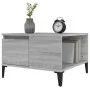 Mesa de centro madera contrachapada gris Sonoma 55x55x36,5 cm by , Coffee table - Ref: Foro24-821090, Price: 57,50 €, Discoun...