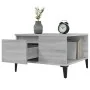 Mesa de centro madera contrachapada gris Sonoma 55x55x36,5 cm by , Coffee table - Ref: Foro24-821090, Price: 57,50 €, Discoun...