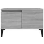 Mesa de centro madera contrachapada gris Sonoma 55x55x36,5 cm by , Coffee table - Ref: Foro24-821090, Price: 57,50 €, Discoun...