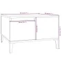 Mesa de centro madera contrachapada gris Sonoma 55x55x36,5 cm by , Coffee table - Ref: Foro24-821090, Price: 57,50 €, Discoun...