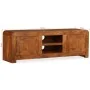 Mueble de TV madera maciza acabado miel 120x30x40 cm de , Muebles TV - Ref: Foro24-244679, Precio: 350,14 €, Descuento: %