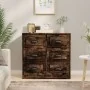 Aparador de madera contrachapada roble ahumado 70x35,5x67,5 cm de , Aparadores - Ref: Foro24-816437, Precio: 141,55 €, Descue...
