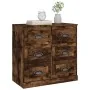 Aparador de madera contrachapada roble ahumado 70x35,5x67,5 cm de , Aparadores - Ref: Foro24-816437, Precio: 141,55 €, Descue...