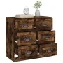 Aparador de madera contrachapada roble ahumado 70x35,5x67,5 cm de , Aparadores - Ref: Foro24-816437, Precio: 141,55 €, Descue...