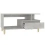 Mesa de centro madera contrachapada gris hormigón 90x49x45 cm by , Coffee table - Ref: Foro24-819616, Price: 61,87 €, Discoun...