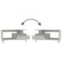 Mesa de centro madera contrachapada gris hormigón 90x49x45 cm by , Coffee table - Ref: Foro24-819616, Price: 61,87 €, Discoun...