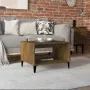 Mesa de centro madera contrachapada roble ahumado 60x50x40 cm de , Mesas de centro - Ref: Foro24-817522, Precio: 35,85 €, Des...