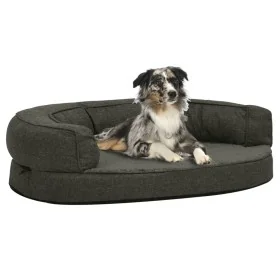 Colchón para cama de perro ergonómico gris oscuro 75x53 cm de , Camas para perros - Ref: Foro24-171293, Precio: 65,17 €, Desc...